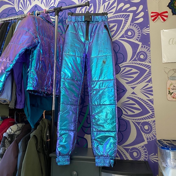 Club Exx Iridescent Snowsuit from Dolls Kill - Picture 8 of 15